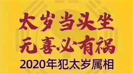 属相为鼠、马、羊、兔的注意了，2020庚子流年犯太岁！